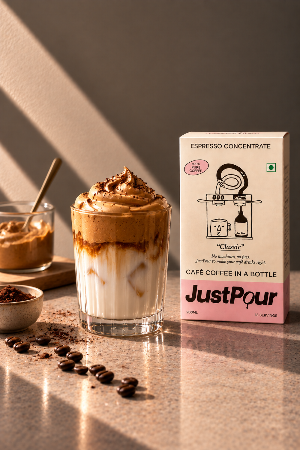Dalgona Cold Coffee