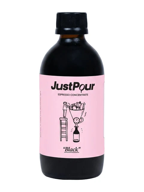 JustPour Black espresso concentrate bottle