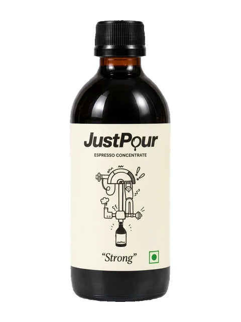 JustPour Strong espresso concentrate bottle